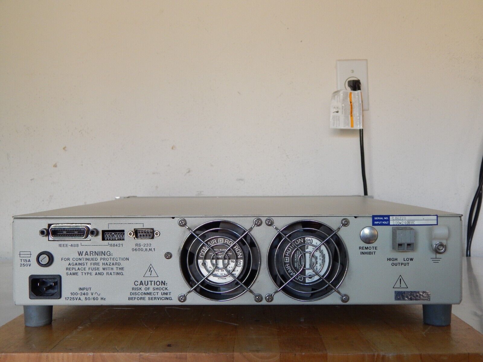 801RP-IF AC Source, 800VA, 0-270V, 45-500Hz, GPIB, 2 in stock 801RP-IF AC Source, 800VA, 0-270V, 45-500Hz, GPIB, 2 in stock